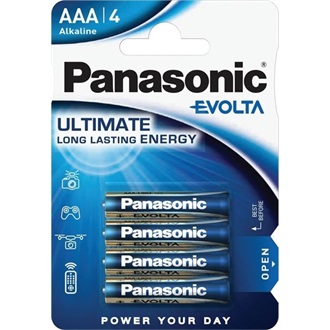 Panasonic EVOLTA LR03EGE/4BP 1,5V AAA/mikro szupertartós alkáli elem 4db