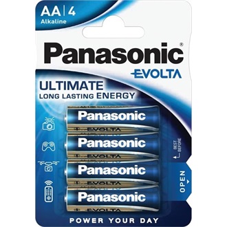 Panasonic EVOLTA LR6EGE/4BP 1,5V AA/ceruza szupertartós alkáli elem 4db