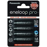 Panasonic Eneloop Pro AA (R6) 2500mAh NiMH akkumulátor 4db fekete