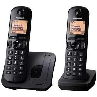 Panasonic KX-TGC212PDB DUO DECT asztali telefon fekete