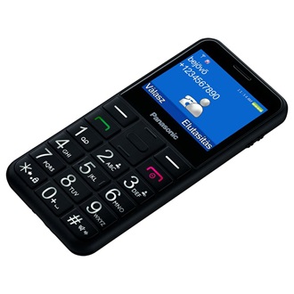 Panasonic KX-TU155 Senior mobiltelefon fekete