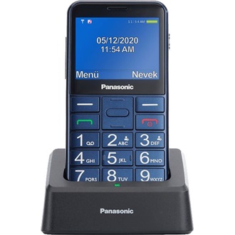 Panasonic KX-TU155 Senior mobiltelefon kék