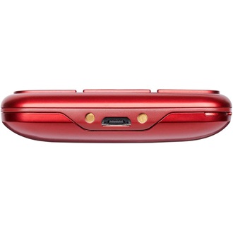 Panasonic KX-TU155 Senior mobiltelefon piros