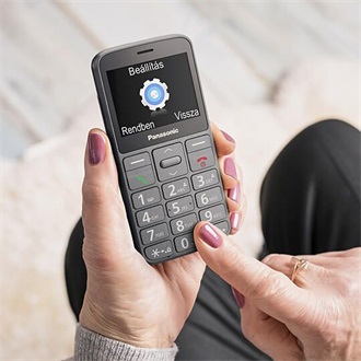 Panasonic KX-TU160 Senior mobiltelefon szürke