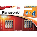 Panasonic LR03PPG/8BW 1,5V AAA/mikro tartós alkáli elem 8db