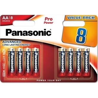 Panasonic LR6PPG/8BW 1,5V AA/ceruza tartós alkáli elem 8db