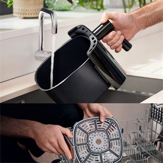 Panasonic NF-CC500SXE ablakos forrólevegős sütő fekete