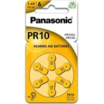 Panasonic PR-230(10)/6LB PR10 cink-levegő hallókészülék elem 6db
