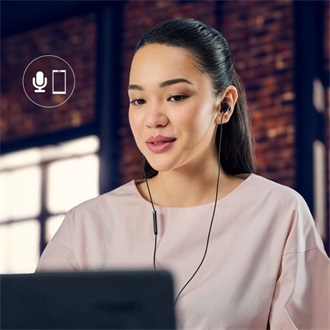 Panasonic RP-TCM225 fülhallgató headset fekete