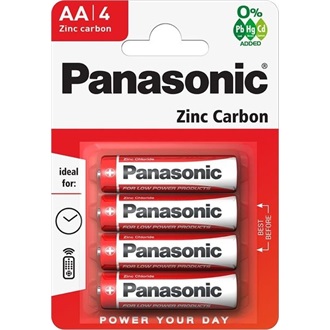 Panasonic RedZinc R6RZ/4BP AA/ceruza cink-mangán tartós elem 4db