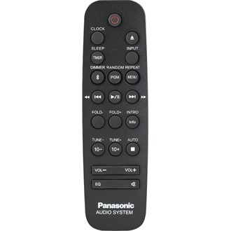 Panasonic SC-DM202EG Micro 2.0 HiFi hangrendszer fekete