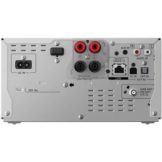 Panasonic SC-PMX802E 2.0 HiFi hangrendszer ezüst-fekete