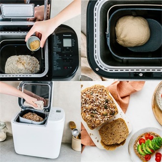 Panasonic SD-B2510 kenyérsütő-gép fehér