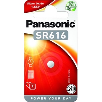 Panasonic SR-616 1,55V ezüst-oxid óraelem 1db