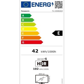 Panasonic TV-43W80AEZ 43" QLED smart TV (Fire TV)