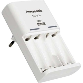 Panasonic eneloop BQ-CC51E AA/AAA NiMH akkumulátor töltő fehér (időzítős)