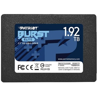Patriot Burst Elite 1,92TB SATA3 2,5" SSD fekete