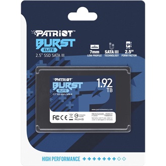Patriot Burst Elite 1,92TB SATA3 2,5" SSD fekete