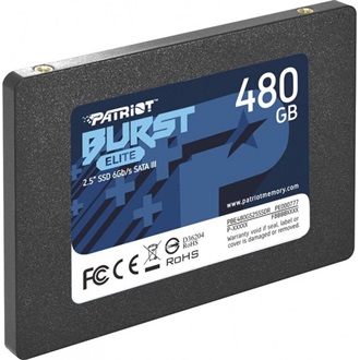 Patriot Burst Elite 480GB SATA3 2,5" SSD fekete