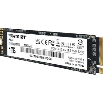 Patriot P320 1TB PCIe x4 (3.0) NVMe M.2 2280 SSD zöld