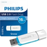 Philips 16GB Snow USB 2.0 pendrive BOX fehér-kék