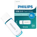 Philips 16GB Snow USB 3.0 pendrive BOX fehér-kék