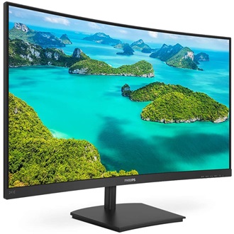 Philips 241E1SCA 23.6" ívelt VA LED monitor fekete