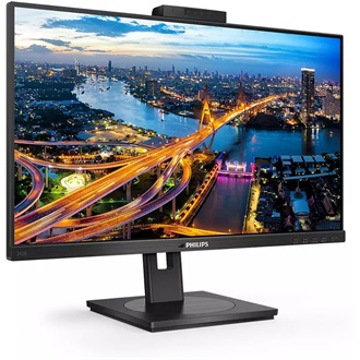 Philips 242B1H 23.8" IPS LED monitor fekete 75Hz (Windows 10 Hello webcam)