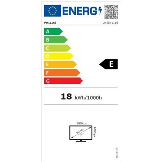 Philips 24E2N1110 23.8" IPS LED monitor fekete 120Hz