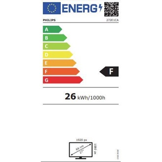 Philips 272E1CA 27" ívelt VA LED monitor fekete