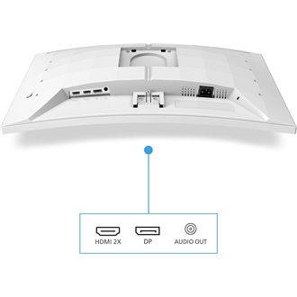 Philips 27M2C5201L 27" ívelt VA LED gaming monitor fehér 180Hz