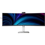 Philips 49B2U6903CH SuperWide Business 48.8" ívelt VA LED monitor fekete-ezüst 120Hz (webcam: 5MP)