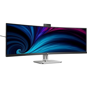 Philips 49B2U6903CH SuperWide Business 48.8" ívelt VA LED monitor fekete-ezüst 120Hz (webcam: 5MP)