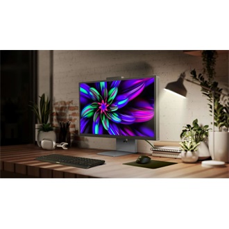 Philips Brilliance 5K 27" IPS LED monitor szürke (webcam: 5MP)