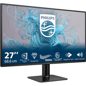Philips Business 2000 27" IPS LED monitor fekete 120Hz