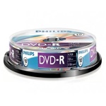 Philips DVD-R47CBx10 Cake DVD-R írható DVD lemez 4,7GB 10db