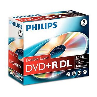Philips DVD+R85 Dual-Layer 8x írható DVD