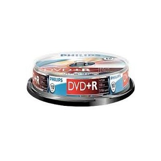 Philips DVD+R DVD lemez 4,7GB 10db hengeres