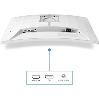 Philips Envia 5000 32M2C5501 31.5" ívelt VA LED gaming monitor fehér 180Hz