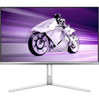 Philips Evia 8000 27M2N8500 26.5" Quantum Dot OLED gaming monitor fehér-ezüst 360Hz G-Sync / FreeSync Premium Pro