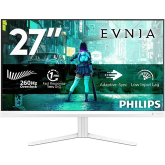 Philips Evnia 3000 27M2N3201PL 27" IPS LED gaming monitor fehér 260Hz