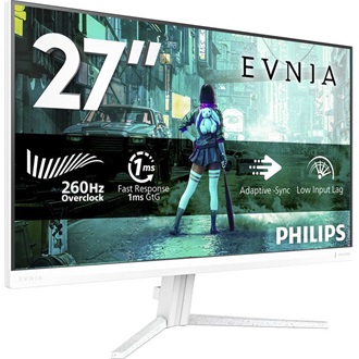 Philips Evnia 3000 27M2N3201PL 27" IPS LED gaming monitor fehér 260Hz