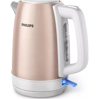 Philips HD9350/96 Viva Collection 1,7L-es rózsaarany-fehér vízforraló