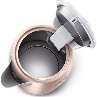 Philips HD9350/96 Viva Collection 1,7L-es rózsaarany-fehér vízforraló
