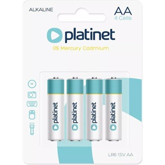 Platinet PRO AA (R6) 1200mAh alkáli elem 4db (blister)