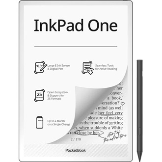 PocketBook InkPad One 10.3" E-Ink Carta Mobius e-book olvasó fekete