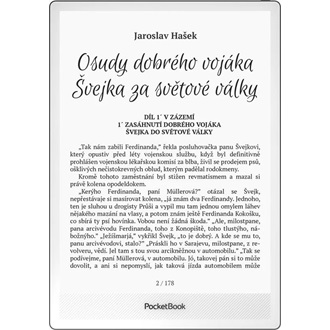 PocketBook InkPad One 10.3" E-Ink Carta Mobius e-book olvasó fekete