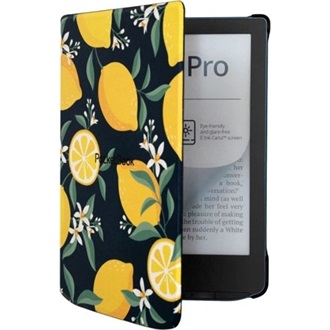 PocketBook PB629/634 6" e-book olvasó tok mintás (Lemons)