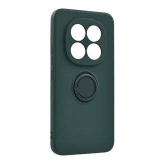 Poco M8 Pro / Redmi Note 15 Pro Plus 5G GIGAPACK Szilikon telefonvédő tartógyűrű, kameravédő, SÖTÉTZÖLD