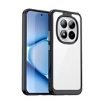 Poco M8 Pro / Redmi Note 15 Pro Plus 5G GIGAPACK Szilikon telefonvédő ütésállóság, átlátszó hátlap, FEKETE